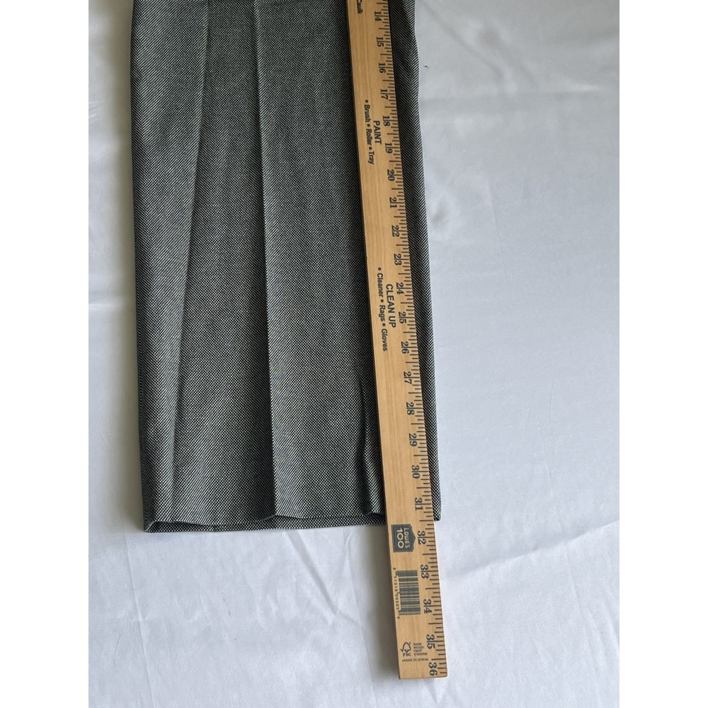 Loft Plus Marisa Trouser Pants 18 Black Multi Micro Check Straight Leg 481879 - Picture 6 of 9